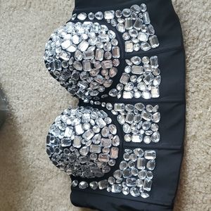 Bling Crop Corset